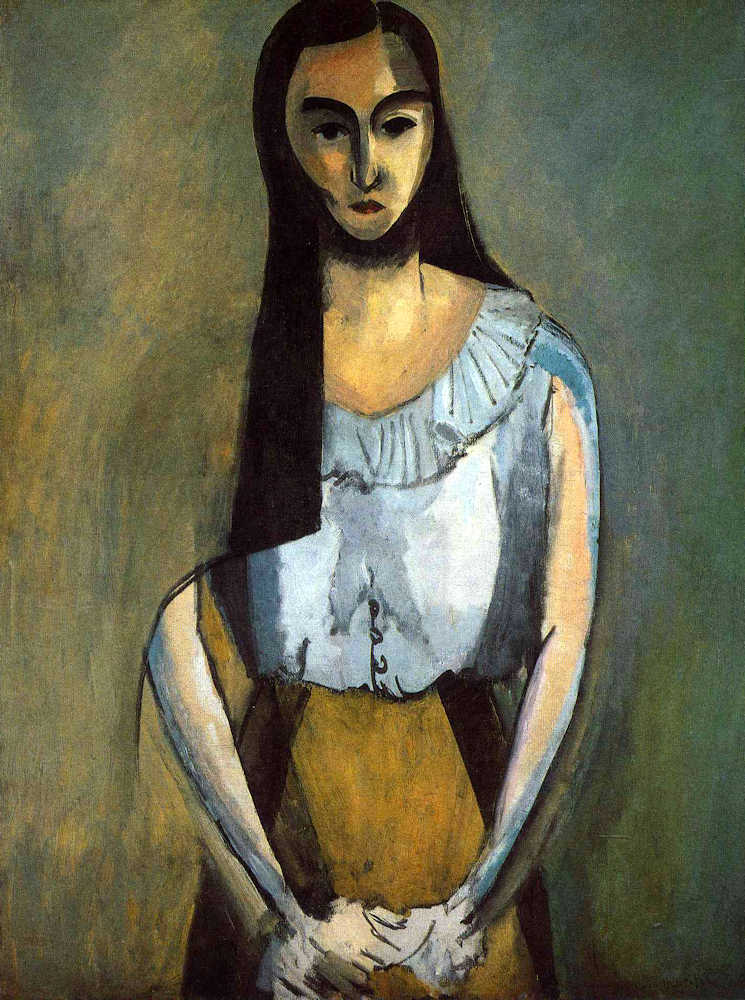The Italian Woman - Henri Matisse (Solomon R. Guggenheim Museum).