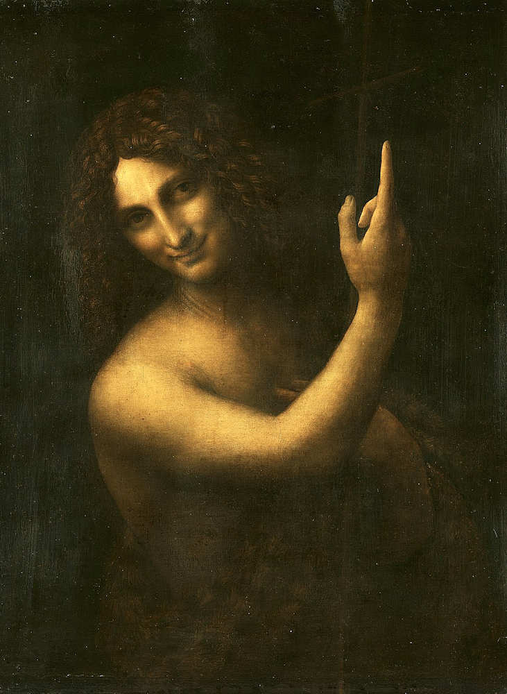 Saint John the Baptist - Leonardo da Vinci (Musée du Louvre)
