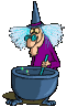 Witch with Cauldron