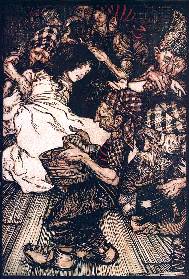 Snow White Illustration - Arthur Rackham